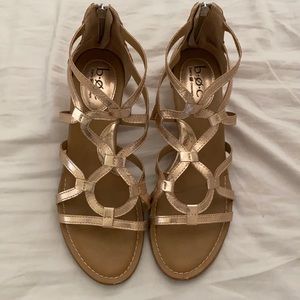 b.o.c. Rose Gold Sandals 10